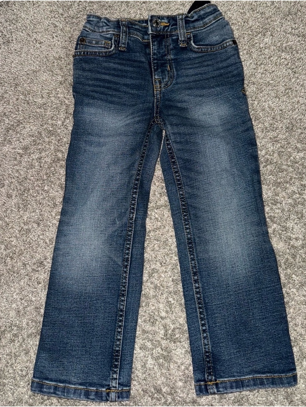 Cat & Jack Dark Blue Boot-Cut Jeans